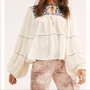TODAY ONLY Free People Vivid Top Ivory